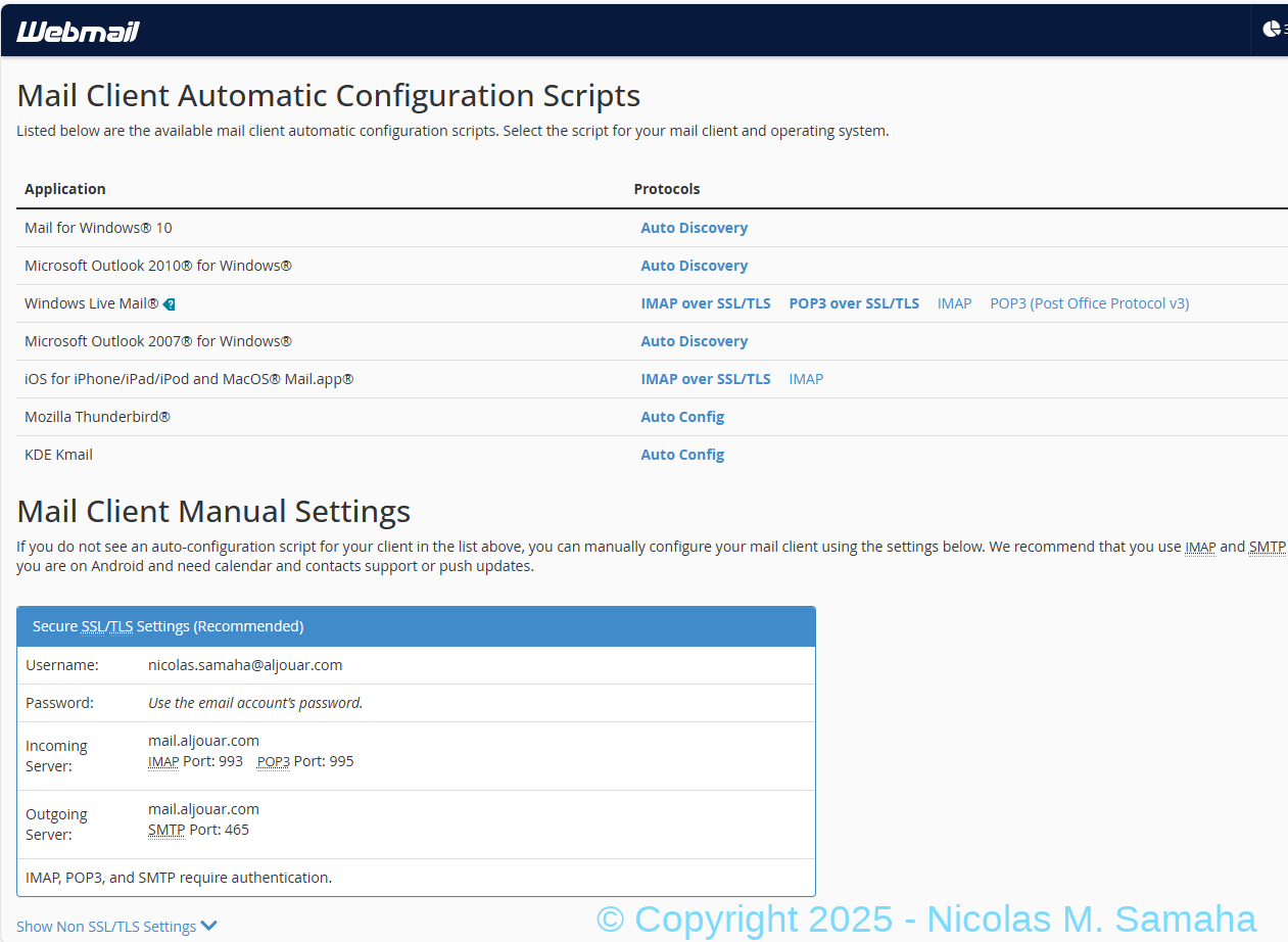 aljouar webmail client